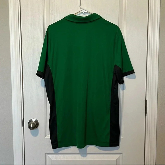 Nike Dri-Fit Oregon Ducks Green Yellow Gray Polo Short Size Large - Picture 6 of 6